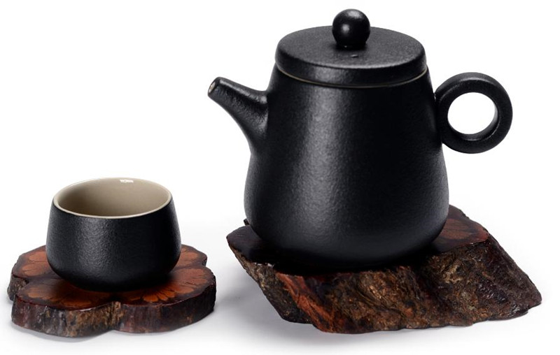 憶桐禮品雅韻粗陶茶具六件套團(tuán)購禮品定制